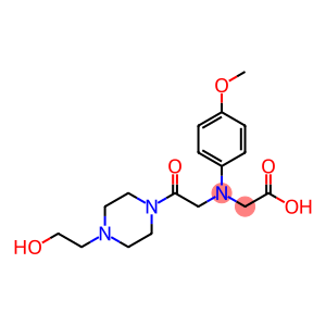 [{2-[4-(2-hydroxyethyl)piperazin-1-yl]-2-oxoethyl}(4-methoxyphenyl)amino]acetic acid