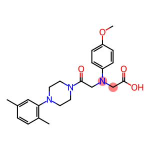 [{2-[4-(2,5-dimethylphenyl)piperazin-1-yl]-2-oxoethyl}(4-methoxyphenyl)amino]acetic acid