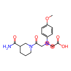 [{2-[3-(aminocarbonyl)piperidin-1-yl]-2-oxoethyl}(4-methoxyphenyl)amino]acetic acid