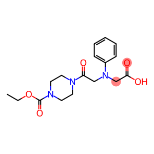 2-(N-[2-(4-ethoxycarbonylpiperazin-1-yl)-2-oxoethyl]anilino)acetic acid