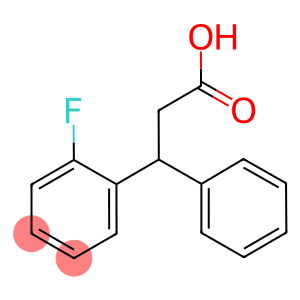 3-(2-fluorophenyl)-3-phenylpropanoic acid