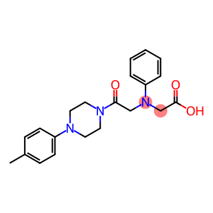 [{2-[4-(4-methylphenyl)piperazin-1-yl]-2-oxoethyl}(phenyl)amino]acetic acid