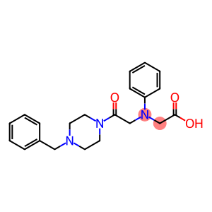 [[2-(4-benzylpiperazin-1-yl)-2-oxoethyl](phenyl)amino]acetic acid