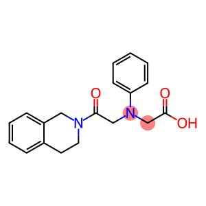 2-(N-[2-(3,4-dihydro-1H-isoquinolin-2-yl)-2-oxoethyl]anilino)acetic acid