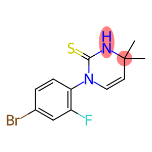 1-(4-溴-2-氟苯基)-4,4-二甲基-1,4-二氢嘧啶-2-硫醇