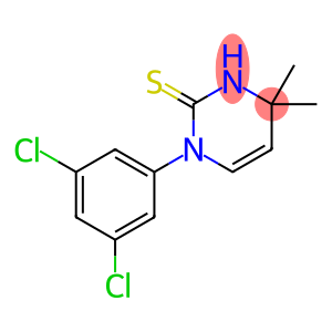 2(1H)-Pyrimidinethione, 1-(3,5-dichlorophenyl)-3,4-dihydro-4,4-dimethyl-