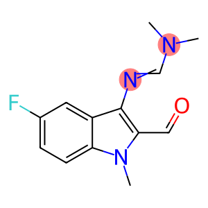 N'-(5-fluoro-2-formyl-1-methyl-1H-indol-3-yl)-N,N-dimethylimidoformamide