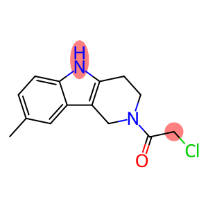 2-(chloroacetyl)-8-methyl-2,3,4,5-tetrahydro-1H-pyrido[4,3-b]indole