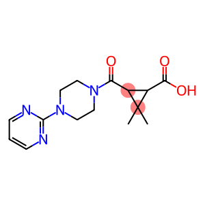 2,2-二甲基-3-[(4-嘧啶-2-基哌嗪-1-基)-羰基]环丙烷羧酸