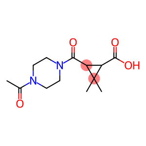 3-[(4-acetylpiperazin-1-yl)carbonyl]-2,2-dimethylcyclopropanecarboxylic acid