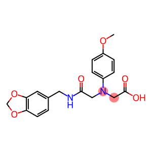[{2-[(1,3-benzodioxol-5-ylmethyl)amino]-2-oxoethyl}(4-methoxyphenyl)amino]acetic acid