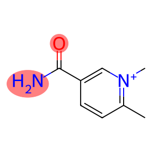 Pyridinium, 3-(aminocarbonyl)-1,6-dimethyl-
