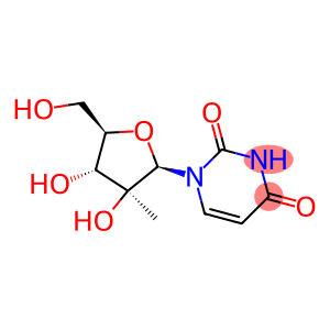 1-((2R,3S,4R,5R)-3,4-dihydroxy-5-(hydroxymethyl)-3-methyltetrahydrofuran-2-yl)pyrimidine-2,4(1H,3H)-dione