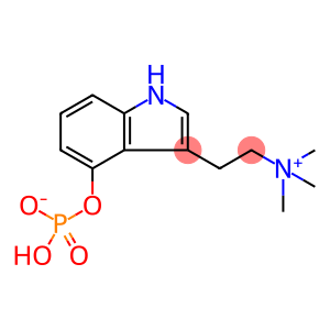 1H-Indole-3-ethanaminium, N,N,N-trimethyl-4-(phosphonooxy)-, inner salt