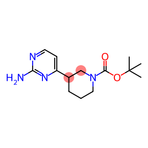 tert-Butyl 3-(2-aminopyrimidin-4-yl)piperidine-1-carboxylate