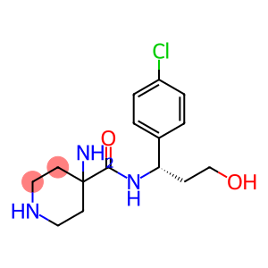 (S)-4-amino-N-(1-(4-chlorophenyl)-3-hydroxypropyl)piperidine-4-carboxamide