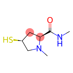 2-Pyrrolidinecarboxamide,4-mercapto-N,1-dimethyl-,(2S-cis)-(9CI)