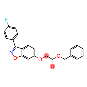 benzyl {[3-(4-fluorophenyl)-1,2-benzoxazol-6-yl]oxy}acetate