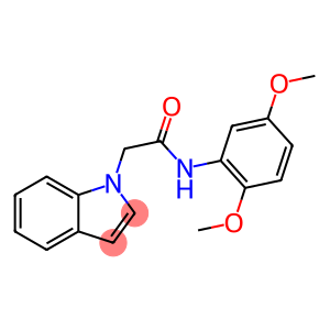 N-(2,5-dimethoxyphenyl)-2-(1H-indol-1-yl)acetamide