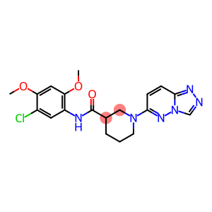 N-(5-chloro-2,4-dimethoxyphenyl)-1-([1,2,4]triazolo[4,3-b]pyridazin-6-yl)piperidine-3-carboxamide