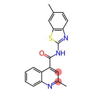 2-methyl-N-[(2Z)-6-methyl-1,3-benzothiazol-2(3H)-ylidene]quinoline-4-carboxamide