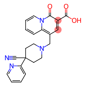 1-((4-cyano-4-(pyridin-2-yl)piperidin-1-yl)methyl)-4-oxo-4H-quinolizine-3-carboxylic acid