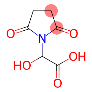 1-Pyrrolidineacetic  acid,  -alpha--hydroxy-2,5-dioxo-