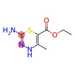 4H-1,3,4-Thiadiazine-6-carboxylicacid,2-amino-5-methyl-,ethylester(9CI)