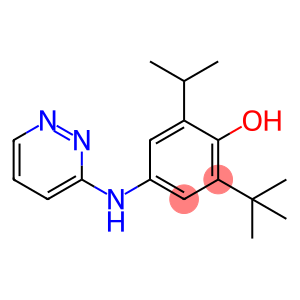 2-(1,1-二甲基乙基)-6-(1-甲基乙基)-4-(3-哒嗪基氨基)苯酚