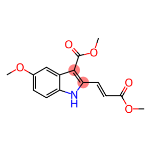 methyl (E)-5-methoxy-2-(3-methoxy-3-oxoprop-1-en-1-yl)-1H-indole-3-carboxylate