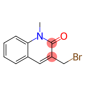 2(1H)-Quinolinone,3-(bromomethyl)-1-methyl-(9CI)