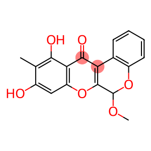 9,11-Dihydroxy-6-methoxy-10-methyl[1]benzopyrano[3,4-b][1]benzopyran-12(6H)-one