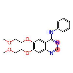 4-Quinazolinamine, 6,7-bis(2-methoxyethoxy)-N-phenyl-