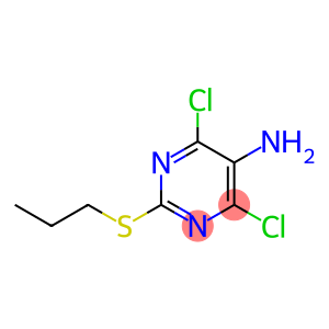 4,6-二氯 -2-(丙硫基)-5-氨基嘧啶