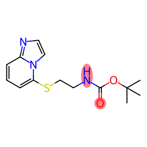Carbamic acid, [2-(imidazo[1,2-a]pyridin-5-ylthio)ethyl]-, 1,1-dimethylethyl ester (9CI)