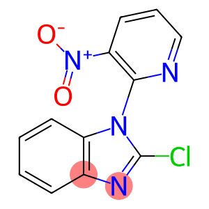 1H-Benzimidazole, 2-chloro-1-(3-nitro-2-pyridinyl)-