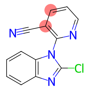 3-Pyridinecarbonitrile, 2-(2-chloro-1H-benzimidazol-1-yl)-