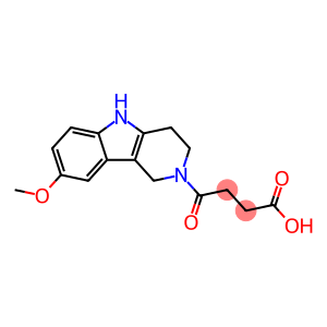 4-(8-methoxy-1,3,4,5-tetrahydro-2H-pyrido[4,3-b]indol-2-yl)-4-oxobutanoic acid