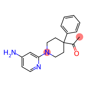 1-[1-(4-Amino-2-pyridinyl)-4-phenyl-4-piperidinyl]ethanone