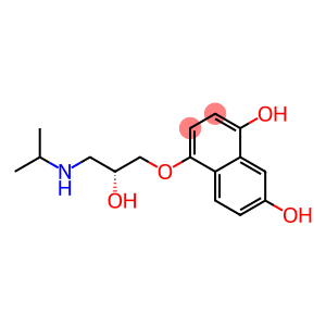 1,7-Naphthalenediol, 4-[2-hydroxy-3-[(1-methylethyl)amino]propoxy]-, (R)- (9CI)
