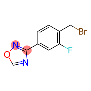 1,2,4-Oxadiazole, 3-[4-(broMoMethyl)-3-fluorophenyl]-