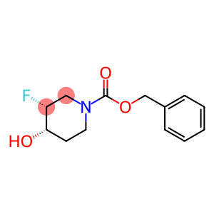 苯甲基 (3R,4S)-3-氟-4-羟基-哌啶-1-甲酸基酯