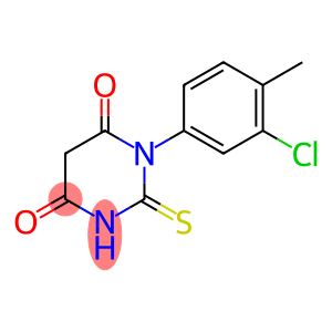 4,6(1H,5H)-Pyrimidinedione, 1-(3-chloro-4-methylphenyl)dihydro-2-thioxo-