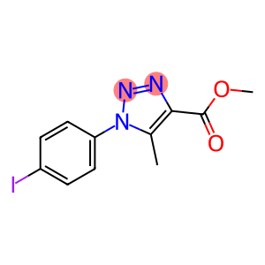 methyl 1-(4-iodophenyl)-5-methyl-1H-1,2,3-triazole-4-carboxylate