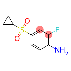 Benzenamine, 4-(cyclopropylsulfonyl)-2-fluoro-