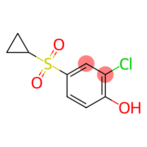 Phenol, 2-chloro-4-(cyclopropylsulfonyl)-