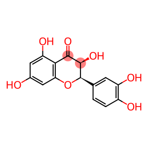 4H-1-Benzopyran-4-one, 2-(3,4-dihydroxyphenyl)-2,3-dihydro-3,5,7-trihydroxy-, (2R,3S)-