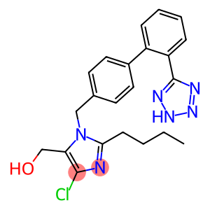 [2-butyl-5-chloro-3-[[4-phenyl-3-(1H-tetrazol-5-yl)phenyl]methyl]imidazol-4-yl]methanol