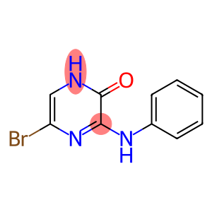 2(1H)-Pyrazinone, 5-bromo-3-(phenylamino)-