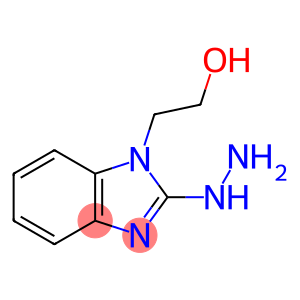 2H-Benzimidazol-2-one,1,3-dihydro-1-(2-hydroxyethyl)-,hydrazone(9CI)